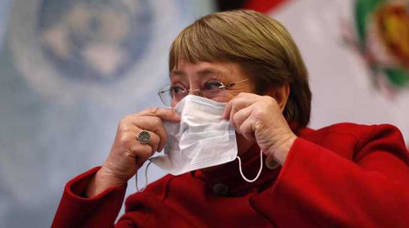 La alta comisionada de la ONU, Michelle Bachelet, recibe presiones para no publicar un informe. Foto: EFE