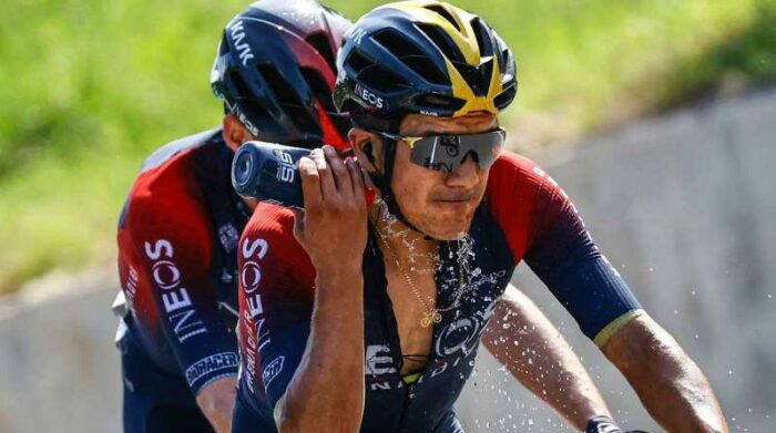 Richard Carapaz durante su participación en la Vuelta a España. Foto: Internet