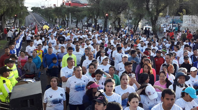 Imagen referencial de años anteriores: La Policía organiza la carrera de 5 km 'Yo vivo sin drogas. Foto: Cortesía / Policía'