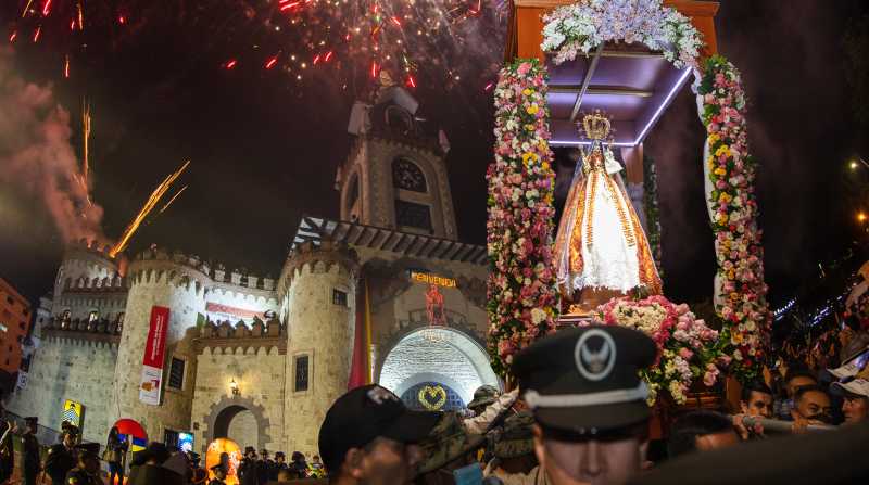 Loja vive una importante afluencia de devotos y turistas por la llegada de la Virgen de El Cisne. Foto: Cortesía Municipio de Loja