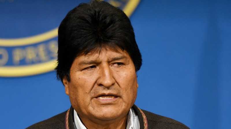 El expresidente de Bolivia Evo Morales denunció este lunes el robo de su teléfono celular. Foto: Internet