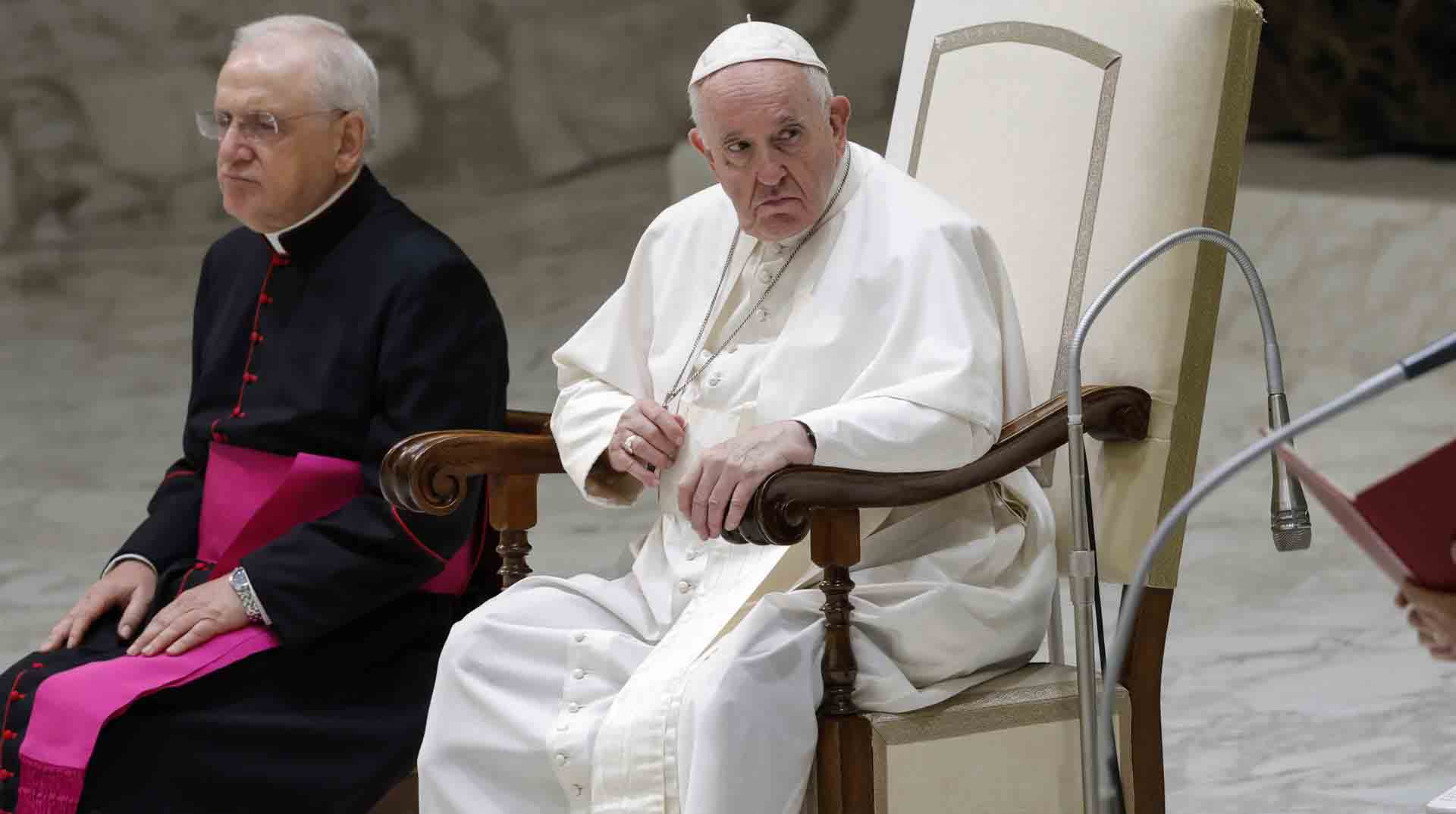 El papa en la audiencia semanal en el Vaticano se refirió al hecho de pretender la eterna juventud. Foto: EFE.