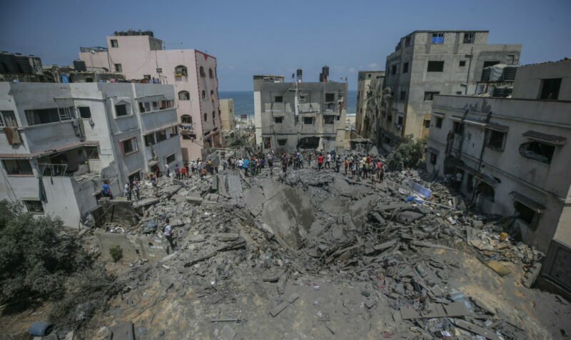 La escalada del conflicto entre Israel y Palestina ha evidenciado las condiciones inhumanas en las que viven los habitantes de la Franja de Gaza. Foto: EFE.