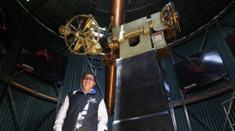 El estudioso ecuatoriano realizó su trabajo desde el Observatorio Astronómico de la Escuela Politécnica Nacional. Foto: Archivo / EL COMERCIO.