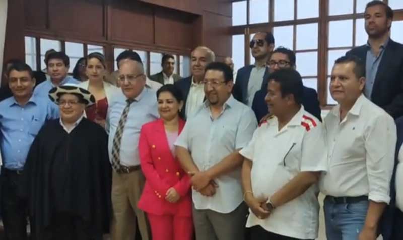 Alcaldes de Ecuador y Perú firmaron convenio marco para trabajar en algunos temas como comercio, turismo y cultura. Foto: captura