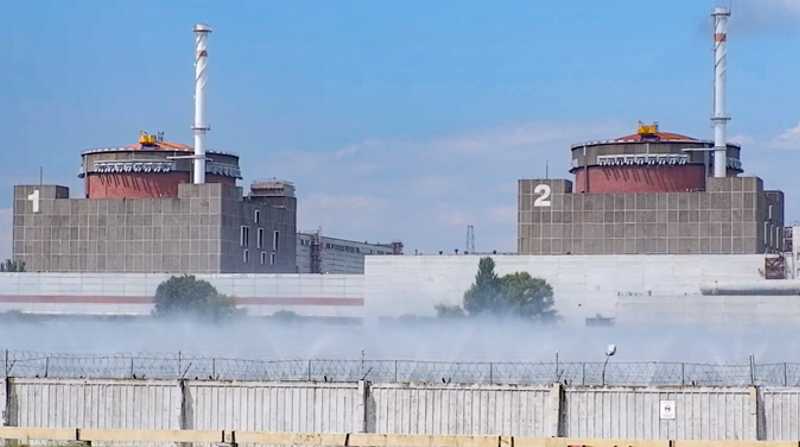 Vista de la Central nuclear de Zaporiyia, en Ucrania. Foto: EFE