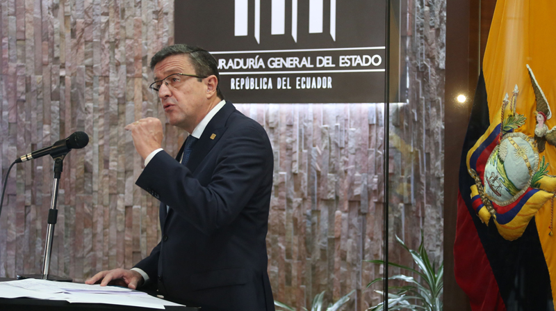 El procurador General del Estado, Íñigo Salvador, habló en 2021 sobre una posible negociación de pagos con la firma internacional Perenco. Foto: Archivo / EL COMERCIO