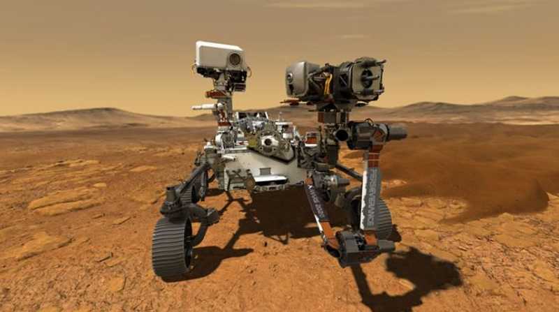 Los objetos encontrados por el robot en Marte son la muestra número 12 de la misión. Foto: Internet