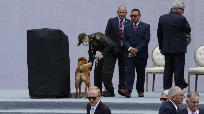 En Colombia se vigila la seguridad del evento de posesión de Gustavo Petro, como presidente. Foto: EFE