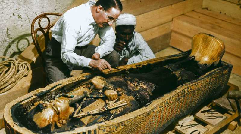 La tumba del faraón Tutankamón, fue identificada cuando Howard Carter la descubrió el 4 de noviembre de 1922. Foto: Internet