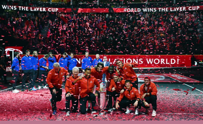 La selección del resto del mundo ganó su primera Laver Cup, ante Europa. Foto: EFE