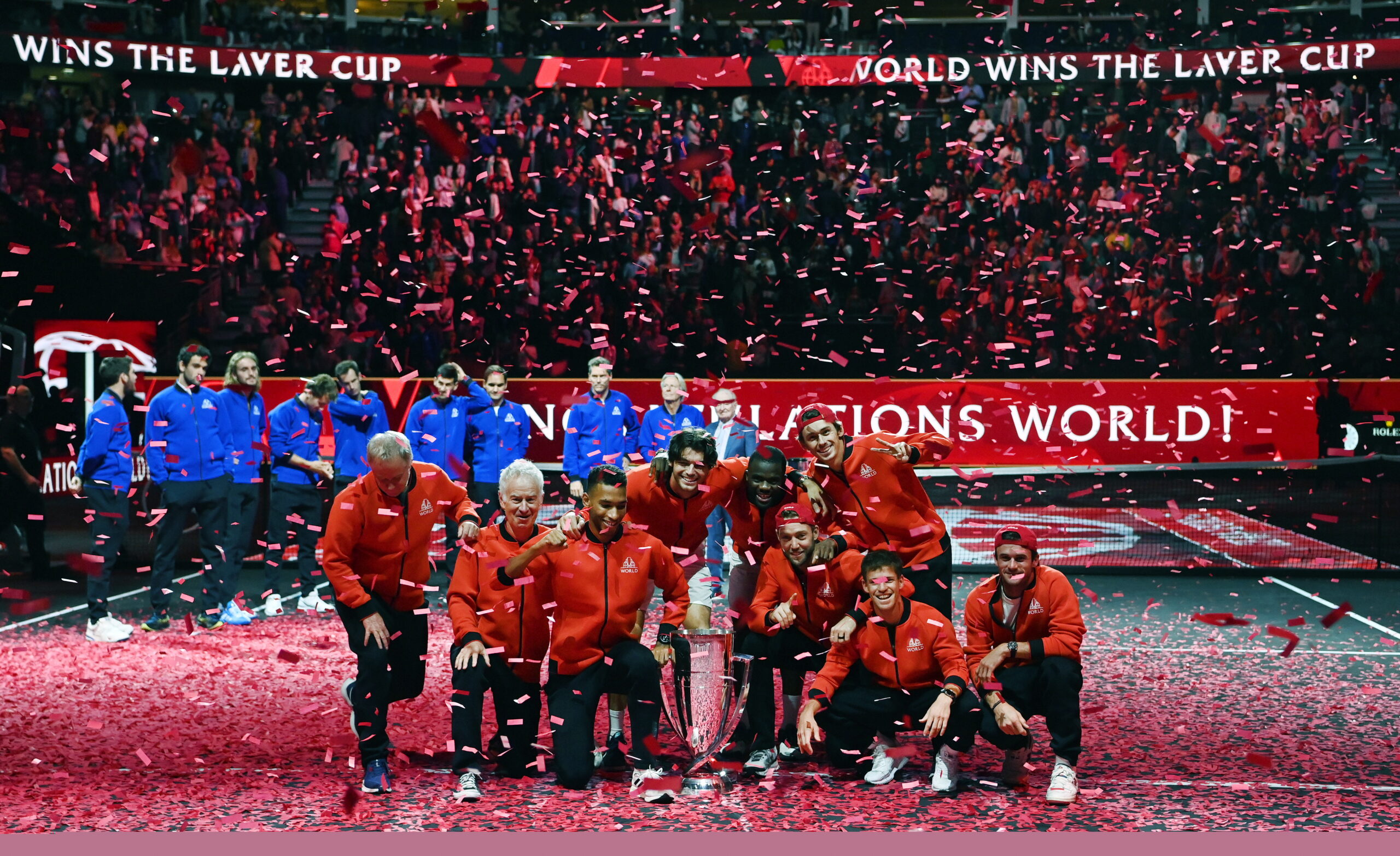 La selección del resto del mundo ganó su primera Laver Cup, ante Europa. Foto: EFE