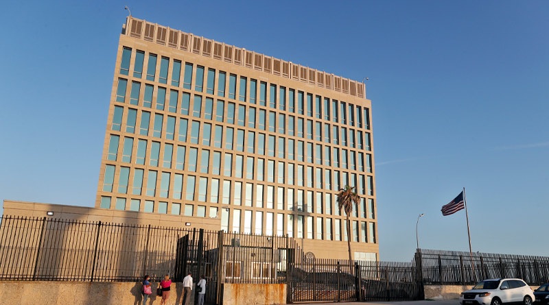 Embajada de EE.UU. en Cuba. Foto: EFE