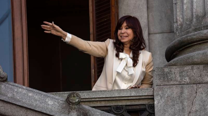 Cristina Fernández de Kirchner fue atacada este 1 de septiembre por una persona con un arma de fuego. Foto: AP.