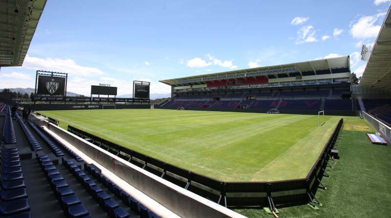 El estadio Banco Guayaquil, fundado en 2021, es la sede del Independiente del Valle, Independiente Juniors y Dragonas. Fotos: Julio Estrella / EL COMERCIO.