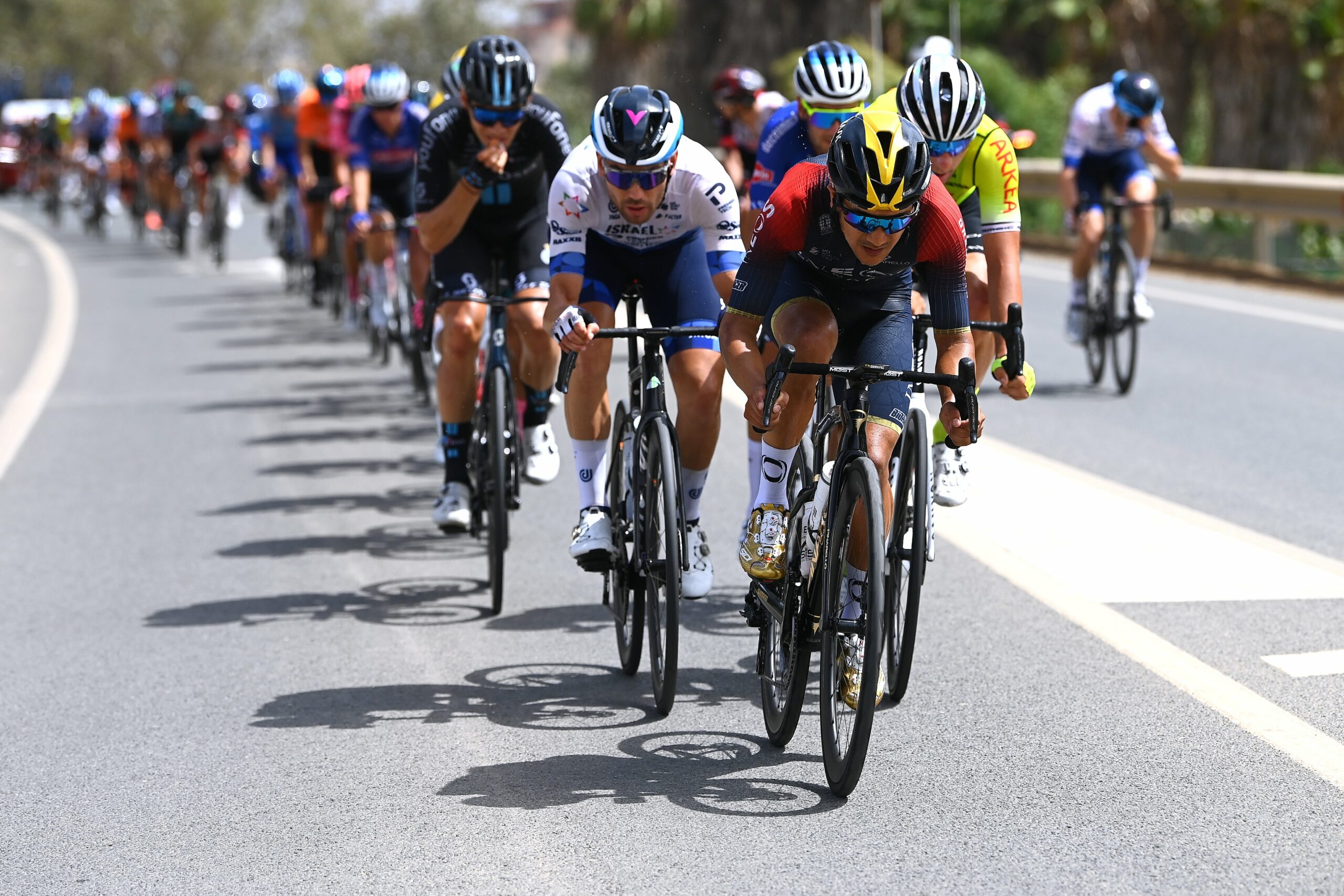 Richard Carapaz ganó la etapa 12 de La Vuelta a España. Foto: Ineos