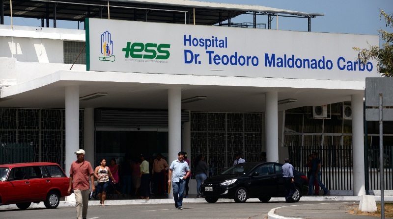 Un proceso por presunto peculado se adelanta contra exfuncionarios del hospital Teodoro Maldonado Carbo, del IESS. Foto: Fiscalía