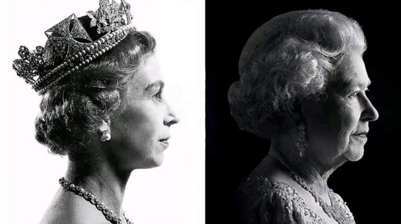 La reina Isabel II estuvo en su cargo por 70 años. Fotos: Twitter.