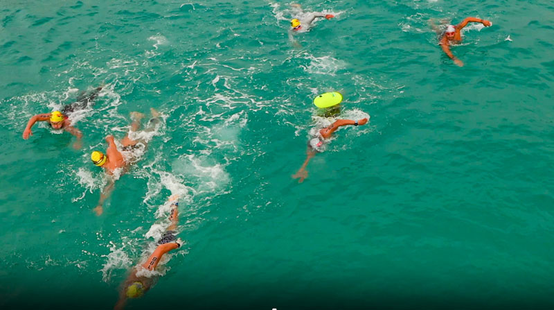 El triatlón TopMan y el SeaYou Open Water de aguas abiertas se anuncian en San Cristóbal, Galápagos, el 1 y 2 de octubre del 2022. Foto: cortesía comité organizador