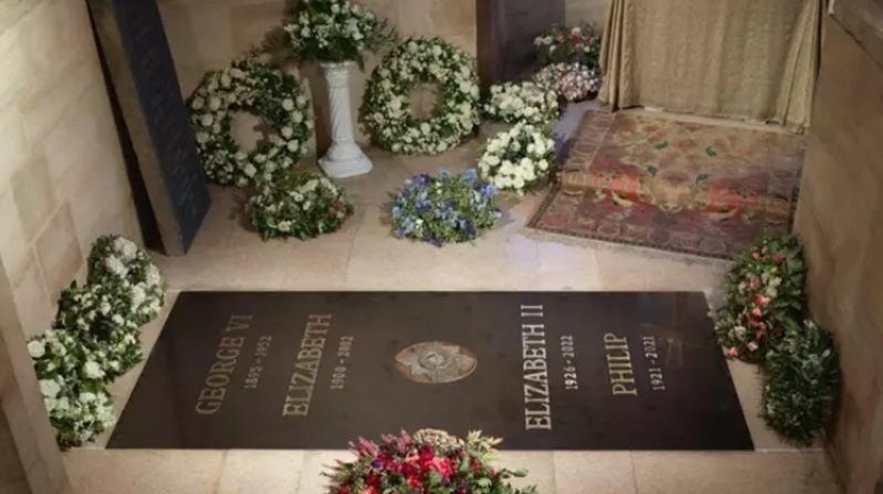 La lápida se encuentra ya en la Capilla del Rey Jorge VI. Foto: Europa Press