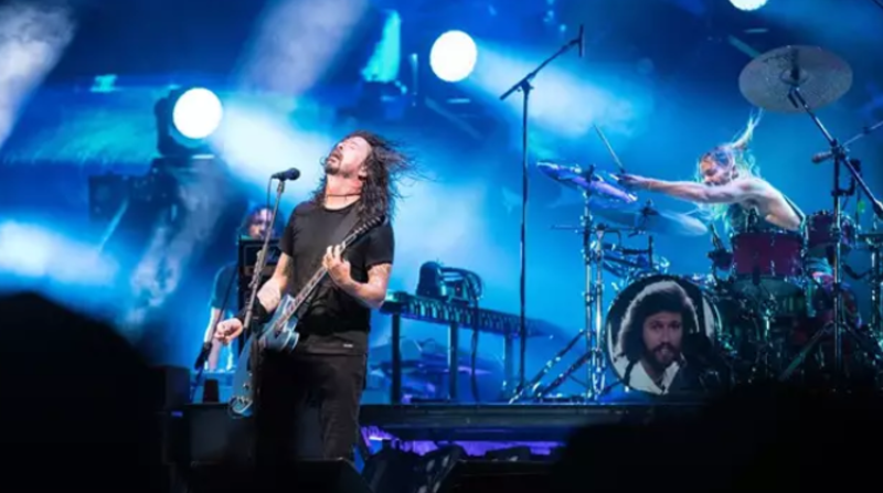 Actuación en directo de Foo Fighters en 2021. Foto: ContactoPhoto