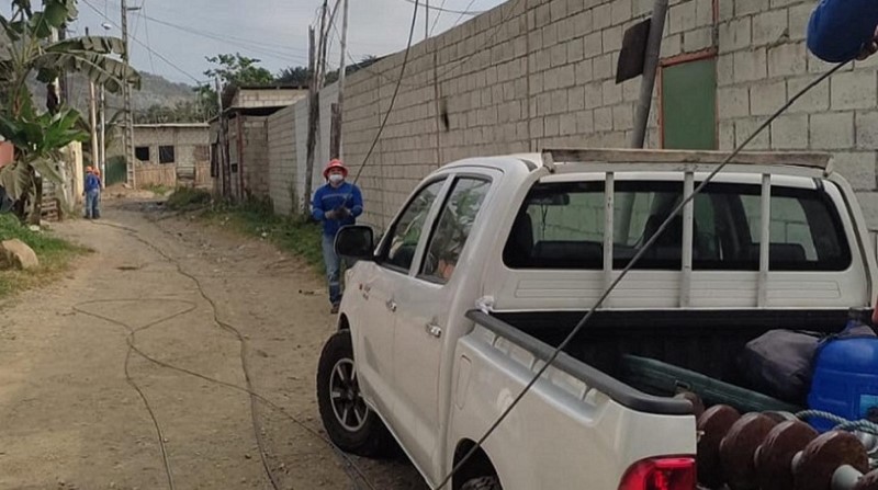 Corte de un tramo de 200 metros de cable de alta tensión afectó el abastecimiento de agua en Guayaquil
