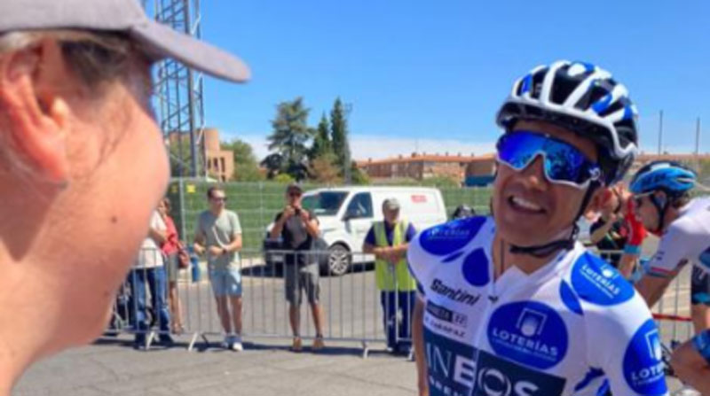 Richard Carpaz ganó la etapa 'Reina' de la Vuelta a España