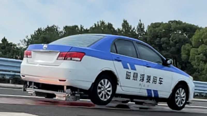 Un nuevo auto puede levitar en China. Foto: Internet