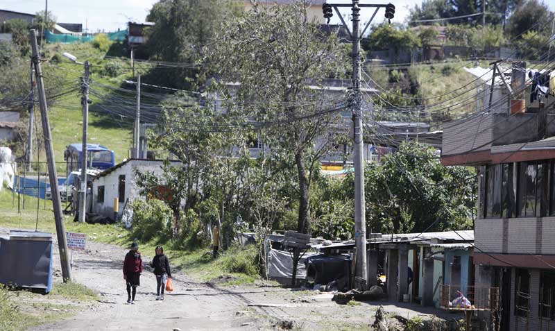 Los habitantes de Cutuglagua mantienen sus viviendas prácticamente como dormitorios porque en su mayoría salen a trabajar en Quito. Foto: Diego Pallero / EL COMERCIO