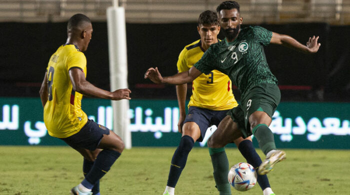 Ecuador y Arabia Saudita jugaron en Murcia el 23 de septiembre del 2022. Foto: EFE