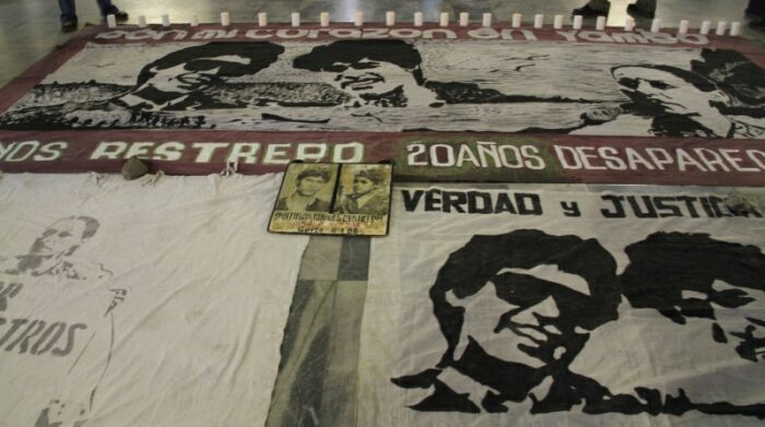 Imagen de archivo del 8 de enero del 2013, cuando se cumplieron 25 años de la desaparición de los hermanos Restrepo. Foto: Archivo / EL COMERCIO