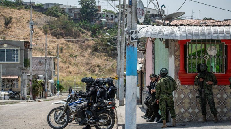 La intervención militar comenzó el 5 de septiembre de 2022 en el sector Socio Vivienda II. Foto: Cortesía Organizaciones Sociales del Noreste de Guayaquil