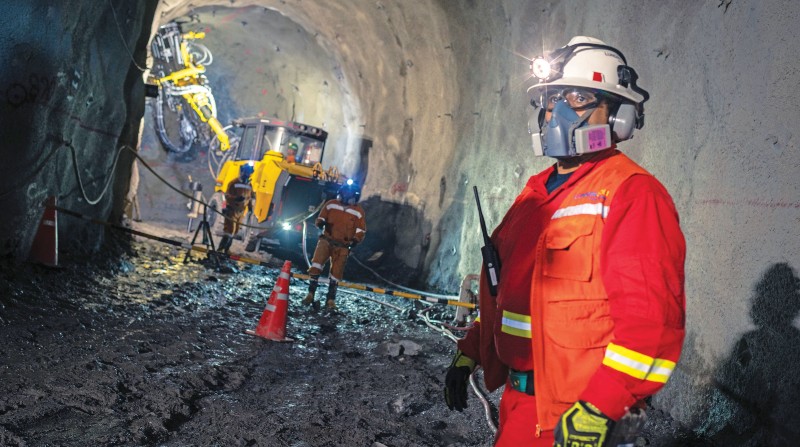 Cámara de Minería del Ecuador Fruta del Norte entró en operación en 2019. Esta mina subterránea tiene ­reservas de 5 millones de onzas de oro. Foto: Cortesía