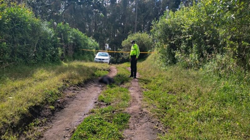 El cuerpo de Don Naza fue hallado la mañana del 14 de abril de 2022 en la parroquia Amaguaña. Foto: Fiscalía