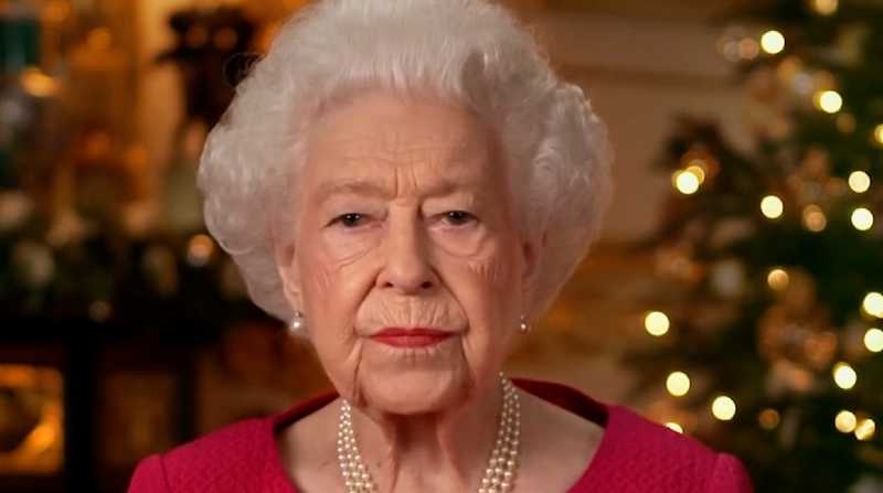 Reina Isabel II dio su último discurso en navidad de 2021. Foto: Captura de video BBCNews