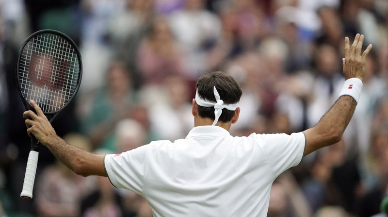 Roger Federer, leyenda del tenis mundial. Foto: EFE