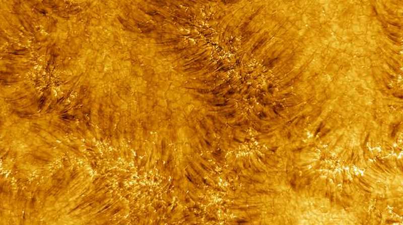 El telescopio solar más potente del mundo captó detalles de la atmósfera del sol. Foto: Internet