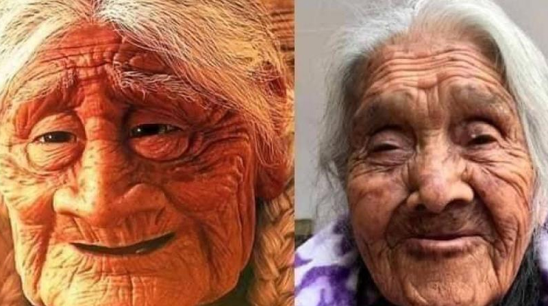La nieta de María Salud Ramírez dice que su abuela nunca quiso dinero, pero sí el reconocimiento. Foto: Pixar y Facebook Salud Mamá Coco