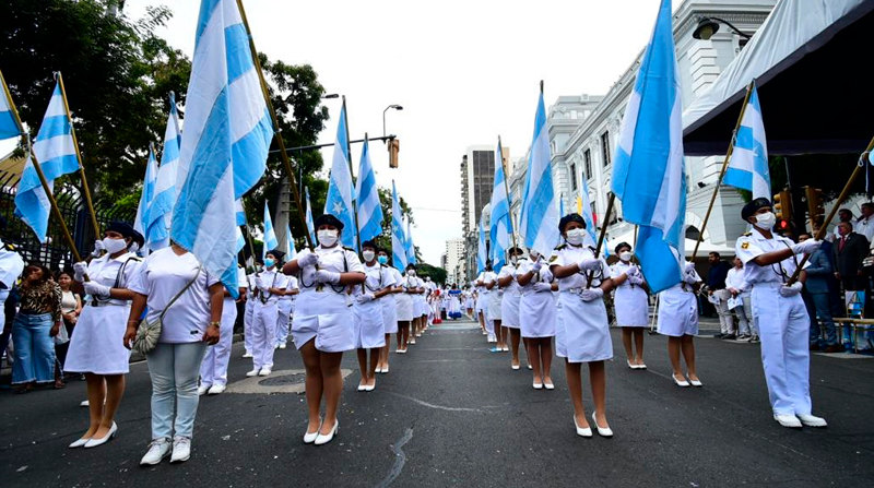 En Guayaquil se prepararon diferentes actividades por los 202 años de Independencia de la ciudad. Foto: Enrique Pesantes / EL COMERCIO