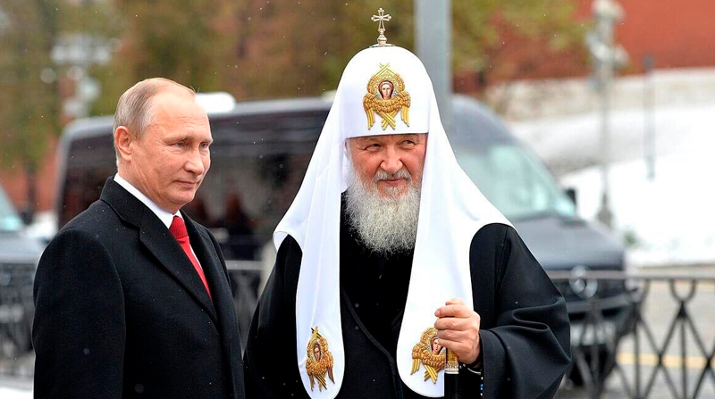 El líder religioso ruso afirmó que Putin ha transformado la imagen de Rusia, fortalecido su soberanía y capacidad de defensa. Foto: Twitter @Pedrola51624238
