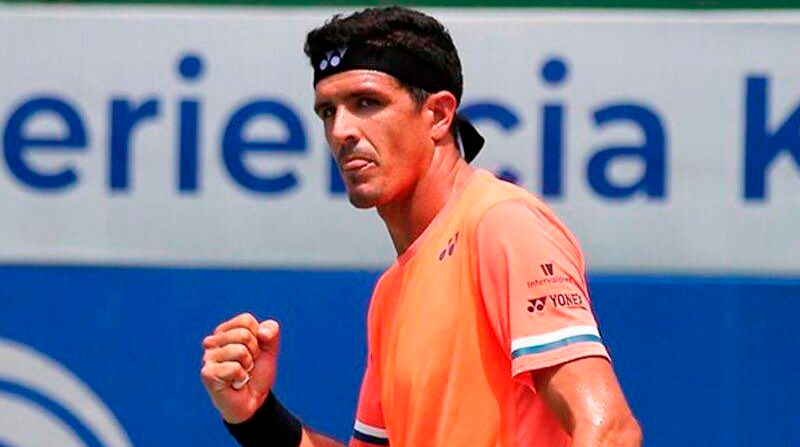 Emilio Gómez, tenista ecuatoriano que ingresará al Top 100 del ATP. Foto: Twitter Diego Arcos