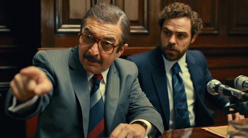 El elenco de la película también cuenta con la actuación de Pedro Lanzani, como el fiscal adjunto Luis Moreno Ocampo. La cinta fue dirigida por Santiago Mitre. Foto: IMDB.