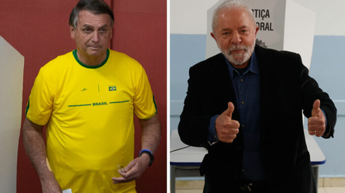 Jair Bolsonaro e Ignacio Lula participan en las elecciones presidenciales de Brasil. Fotos: EFE