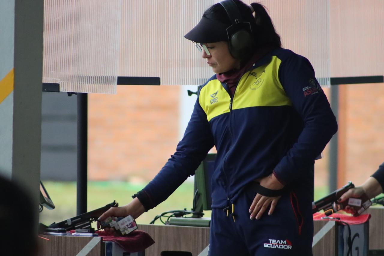 Diana Durango durante su participación en los Juegos Sudamericanos de Asunción. Foto: Ministerio del Deporte