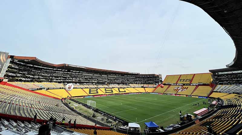 La Conmebol finalizó las adecuaciones al estadio Monumental, para la final de la Copa Libertadores. Foto: Twitter @Monivilela