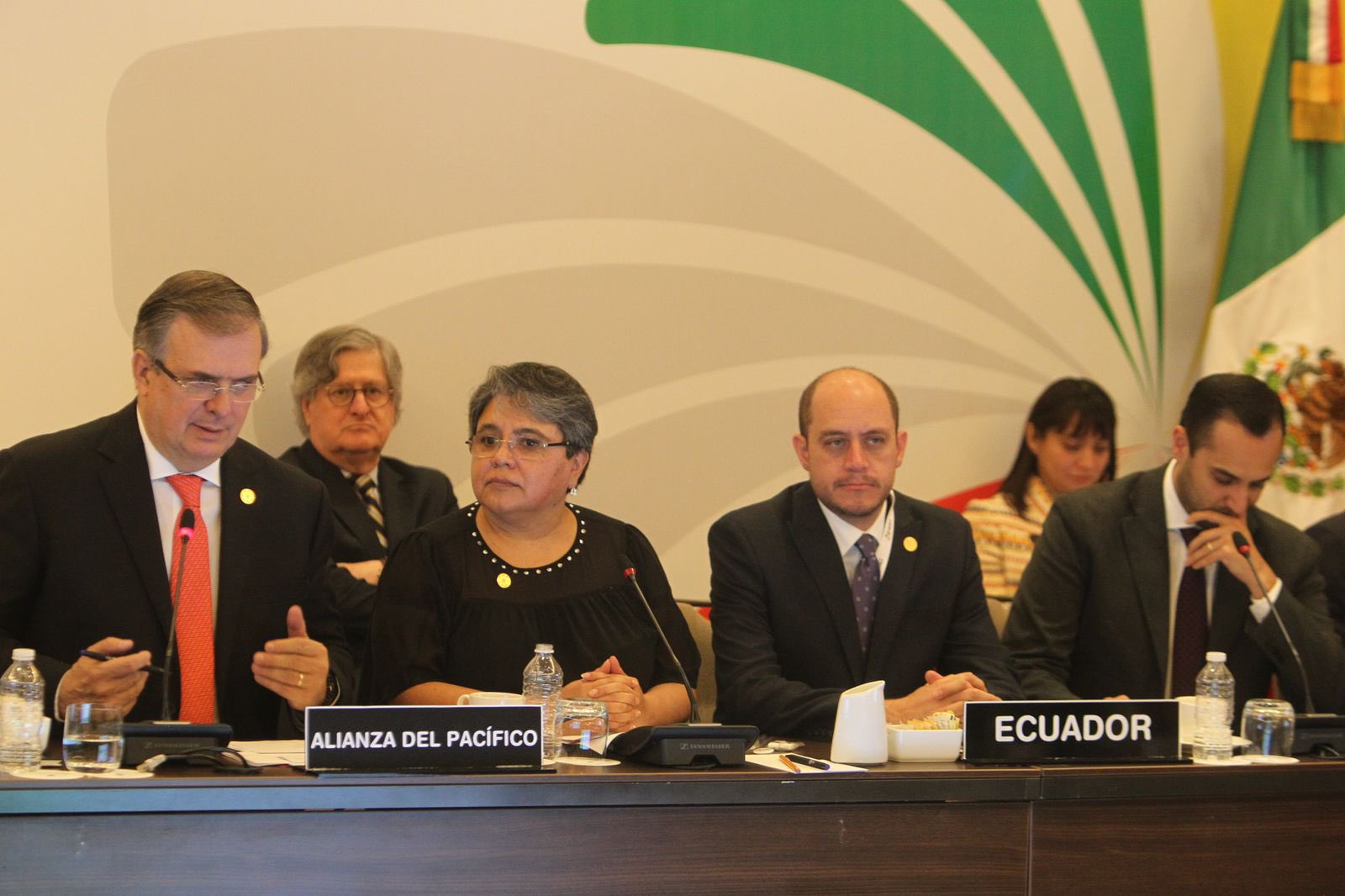 Ministros de Ecuador y México dialogaron sobre el acuerdo comercial el 21 de octubre de 2022. Foto: Minnisterio de la Producción