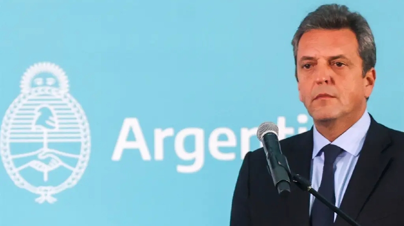El encargado de anunciar el nuevo acuerdo entre Argentina y el Club de París, fue el ministro de economía, Sergio Massa. Foto: EFE.