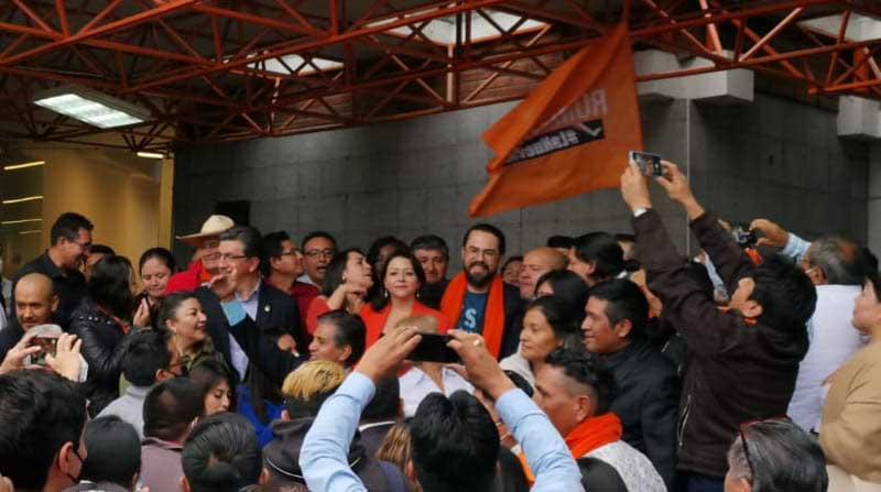 La candidatura a la Alcaldía de Quito de Inty Gronnenberg no fue calificada por la Junta Electoral de Pichincha. Foto: Cortesía