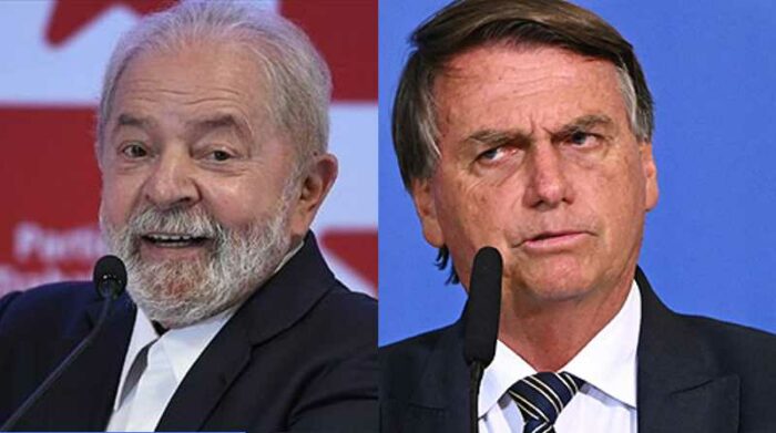 El líder progresista Luiz Inácio Lula da Silva lidera los resultados provisionales, seguido del presidente Jair Bolsonaro, quien aparece en segundo lugar. Foto: Internet