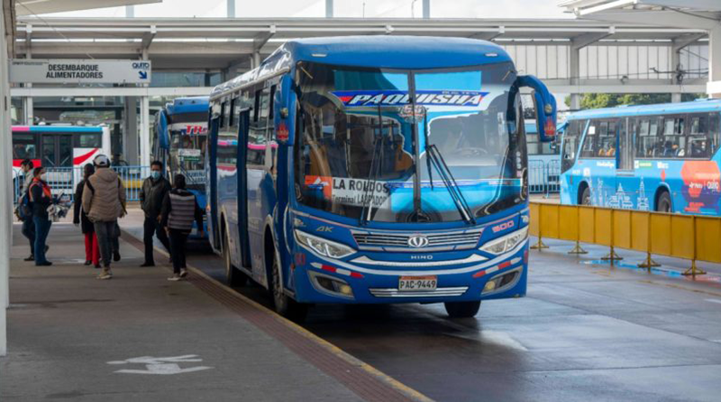 Los buses operarán con normalidad desde las 14:00 del domingo 16 de octubre. Foto: QuitoInforma